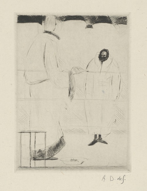 Tableau de la boxe, illustré de 29 gravures à l’eau-forte pl 31