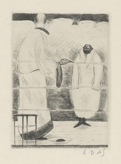 Tableau de la boxe, illustré de 29 gravures à l’eau-forte pl 36