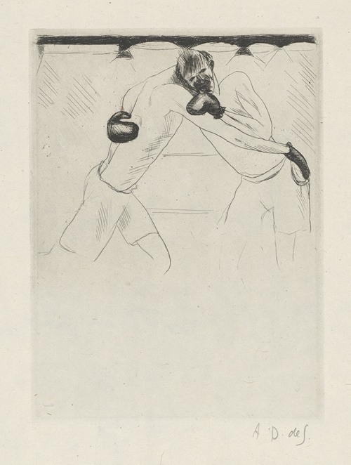 Tableau de la boxe, illustré de 29 gravures à l’eau-forte pl 41