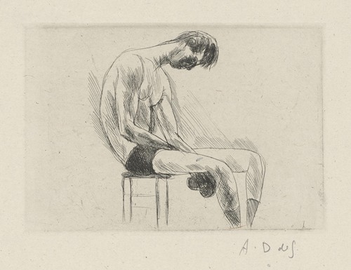 Tableau de la boxe, illustré de 29 gravures à l’eau-forte pl 57