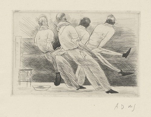 Tableau de la boxe, illustré de 29 gravures à l’eau-forte pl 65
