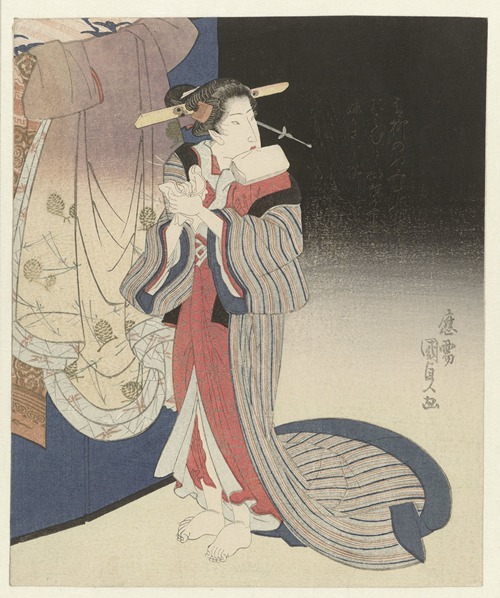 Courtesan prepares for the night