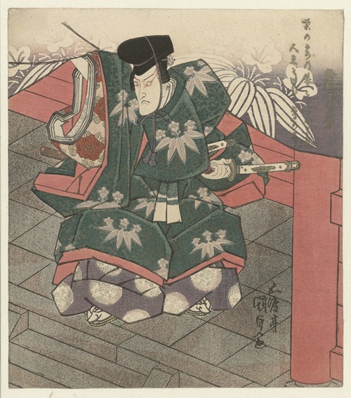 Man at the entrance of a temple