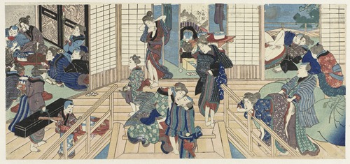 Scenes in a brothel