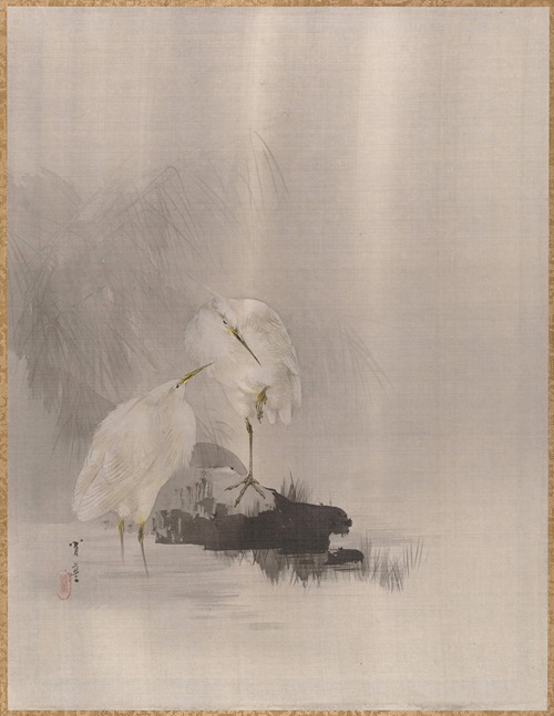 Egrets at the Water’s Edge