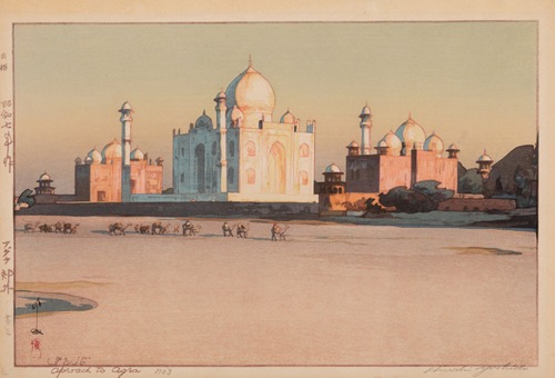 Approach to Agra No. 3 (Agura kogai, dai san)