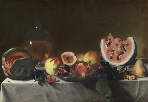 Still Life with Fruit and Carafe (c. 1610-1620)