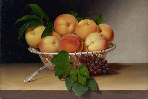 Still Life, Basket of Peaches (1816)