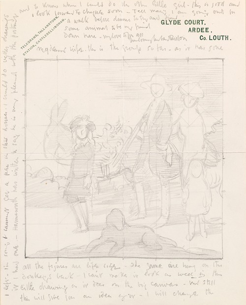 The Vere Foster Family – Sir Augustus (1873-1947), Lady Charlotte Philippa Marion (née ffolkes), (d.1938), Philippa Eugenie (1898-1962) and Dorothy Elizabeth (b.1903, now Mrs May)