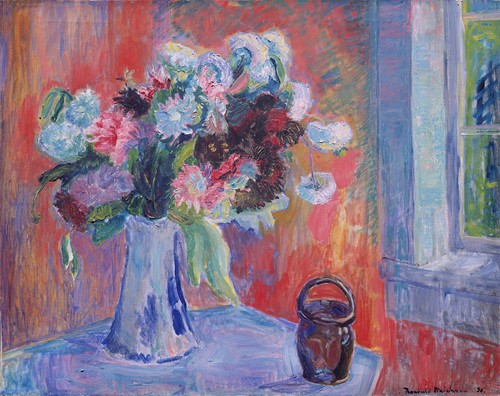 Flower Vase in red Interior (1930)