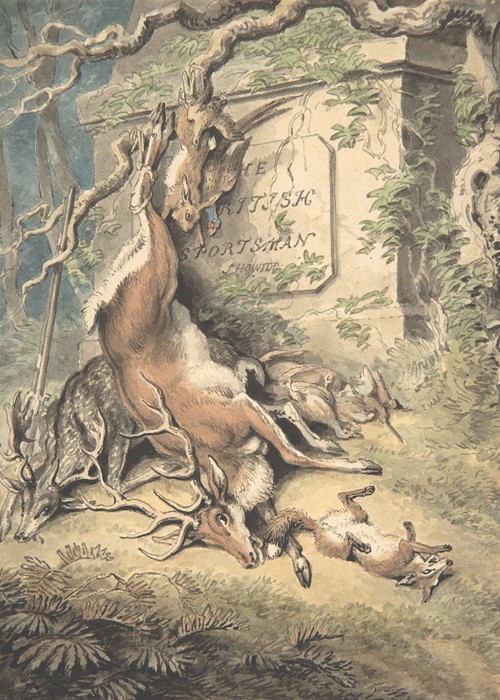 Design for the Frontspiece of The British Sportsman