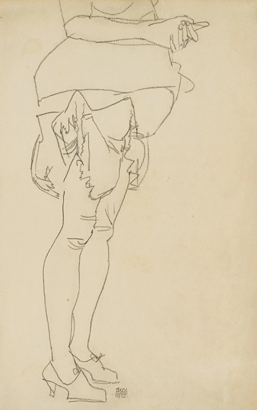 Stehend Frau, Beinstudie (Standing Woman, Leg Study)