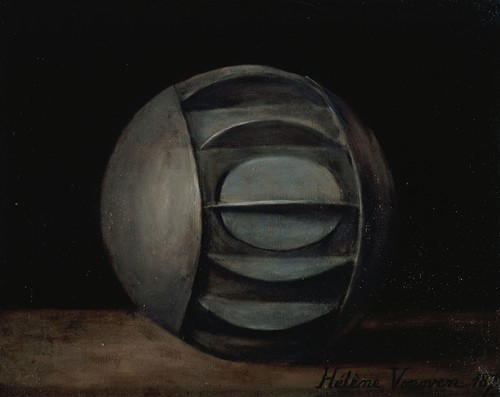 Sphère métallique utilisée pendant le siège de 1870-71, pour le transport des dépêches par eau