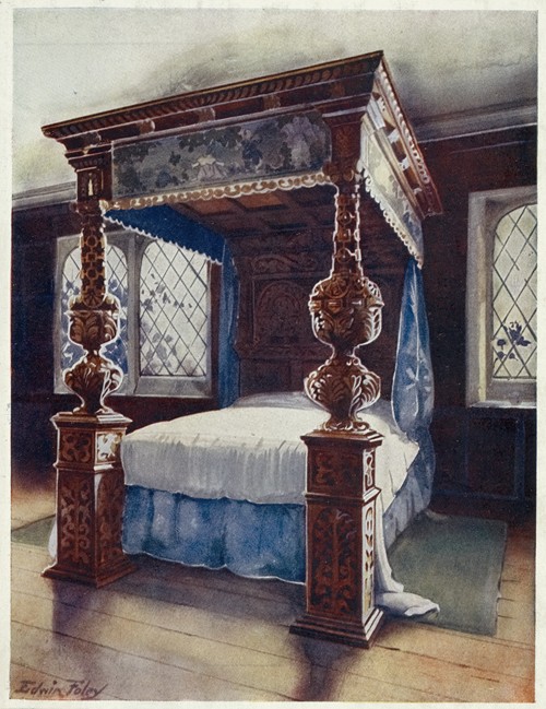 The littlecote bedstead. The property of Vincent Robinson, Esquire, F. S. A., Parnham, Dorset