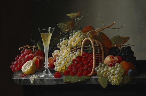 Still Life with Fruit and Champagne