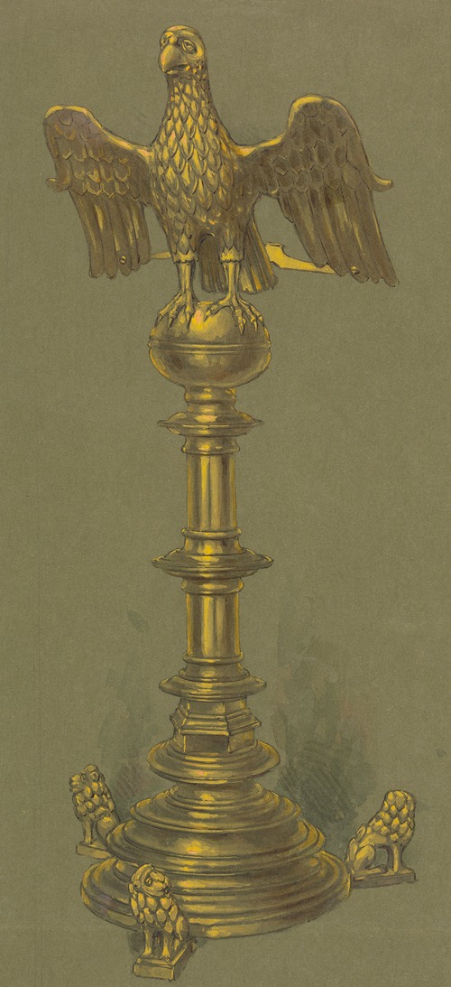 Design executed for Jones and Willis, metal and wood-workers and church furniture manufacturers of Birmingham and London