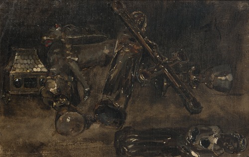 Church Plate and Images. Study for Waldemar Atterdag Holding Visby to Ransom