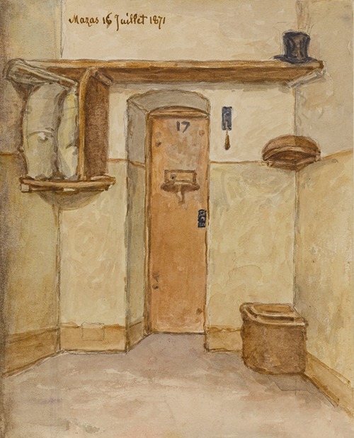 Intérieur de la prison Mazas, 12ème arrondissement, 16 juillet 1871