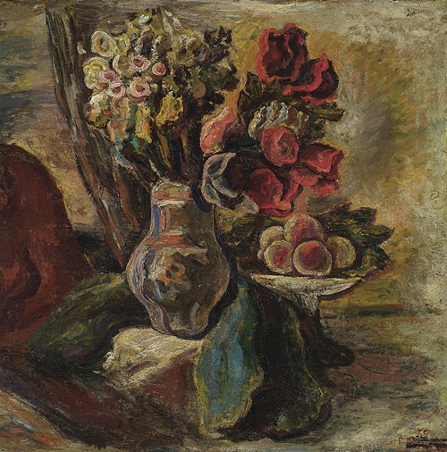 Still life – Flowers and fruit