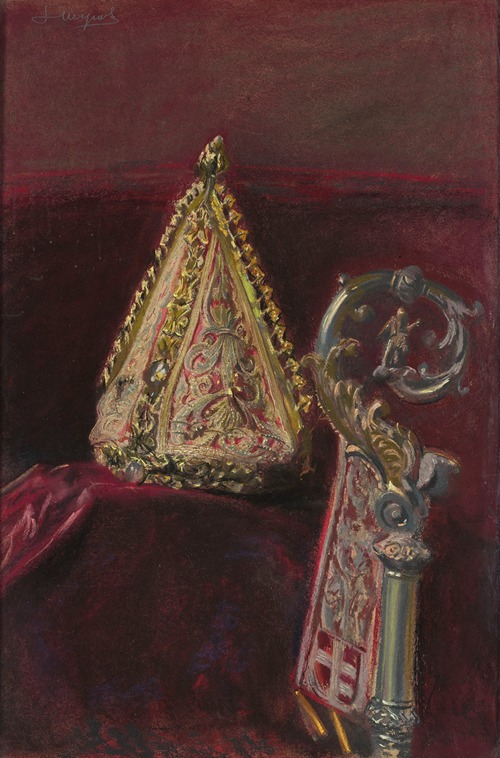 Mitre of Bishop Strzempiński and staff of Bishop Gembicki