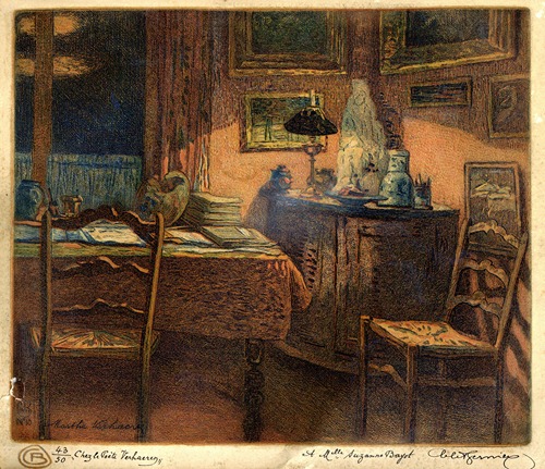 Chez le poète Verhaeren