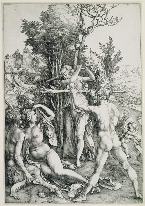 The Combat of Vitue and Pleasure in the Presence of Hercules