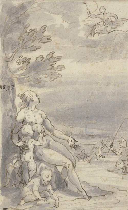 Lykische Bauern, von Zeus auf Bitte der Leto in Frösche verwandelt