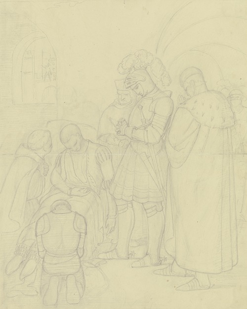 Der Tod des Reichritters Franz von Sickingen nach Belagerung und Übergabe der Burg Nanstein an die gegen ihn ziehenden Landesfürsten