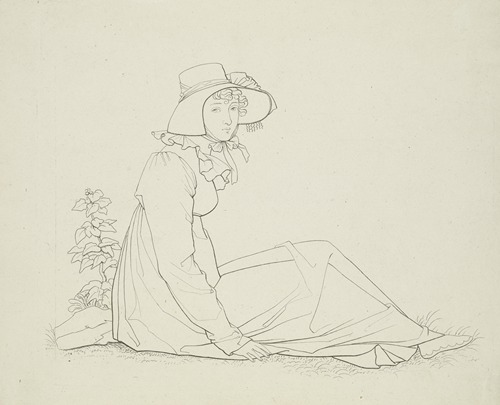 Bildnis der Elisabeth Malß, geborene Hofmann (Taunusreise)