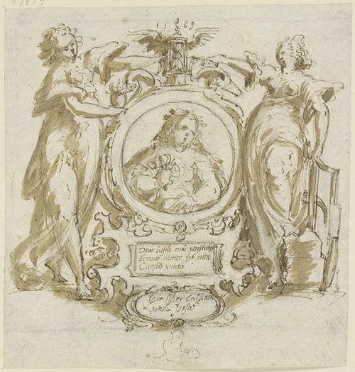 Allegorisches Titelblattp; ‘Deur liefde ende neersticheijt …’