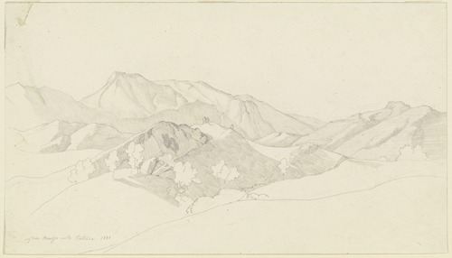 Auf der Straße nach Civitella, dem heutigen Bellegra