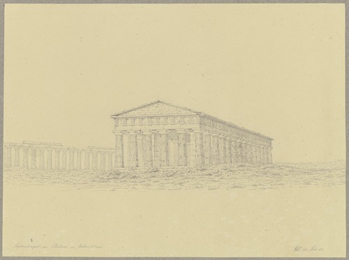 Der sogenannte Poseidontempel und das Heraion in Paestum