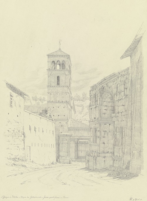 S. Giorgio in Velabro, der Bogen der Goldschmiede am Janus quadrifrons in Rom