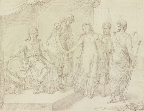 Achilles nimmt Abschied von Briseis