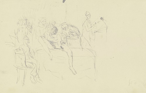 Studie aus dem Kriegslazarett