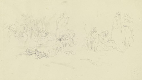 Studie aus dem Kriegslazarett
