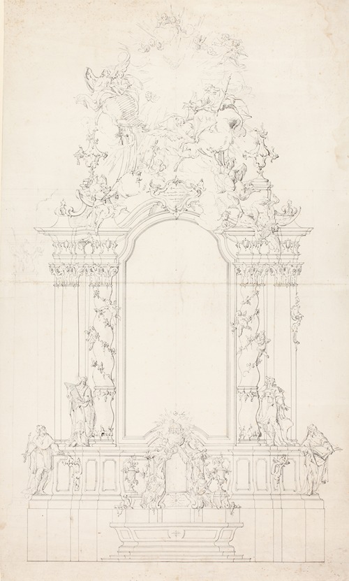Sketch of an altar