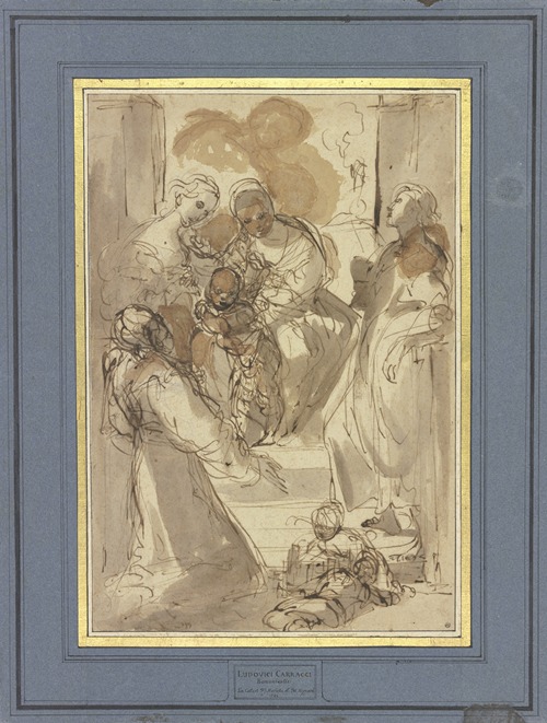 Virgin and Child with Saints Catherine, John the Evangelist, and Francis