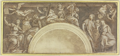 Kopie der Sibyllen des Raffael in S. Maria della Pace in Rom