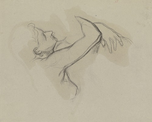 Julia als Aktfigur, Detail der Umarmung und des Kusses