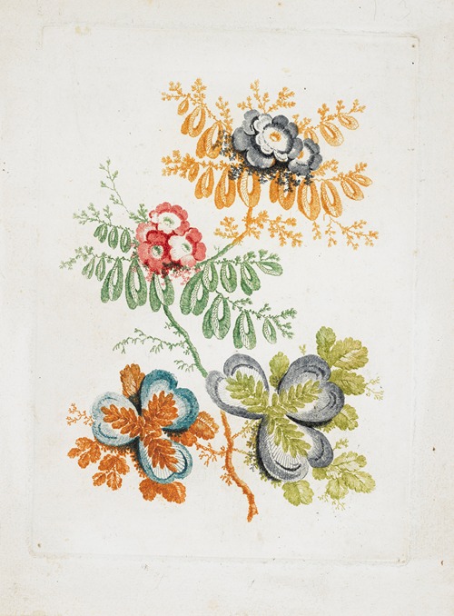 Bouquet de Fantaisie, from Nouvelle Suitte De Cahiers De Fleurs Ideales