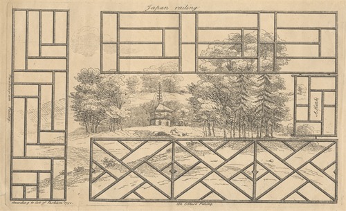 Japan Railing. A Hatch. An Obtuce Paling. Parallelgram Railing..