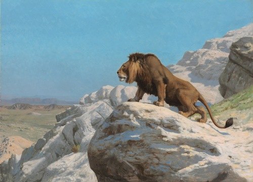 Lion on the Watch (c. 1885)