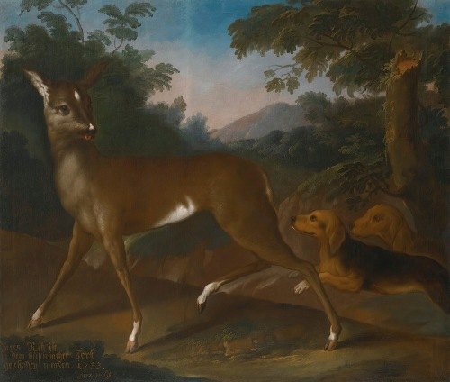 A Landscape With Dogs Hunting A Roe (1733)