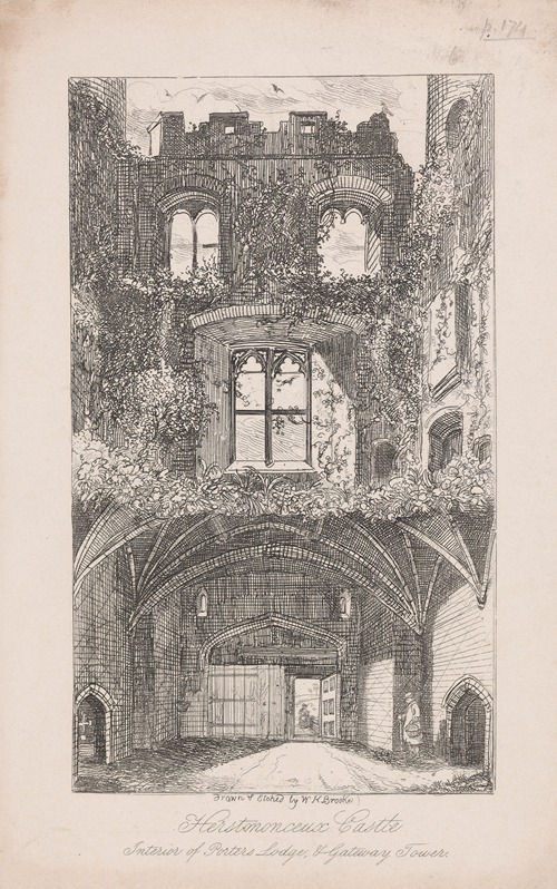 Herstmonceux Castle, Interior of Porter’s Lodge and Gateway Tower