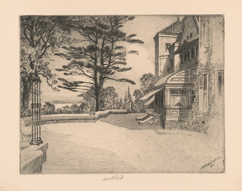 View of Rockwood Tarrytown on the Hudson, residence of William Rockefeller, no. 1
