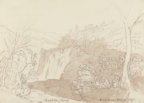 Cascatella, Tivoli, 1817