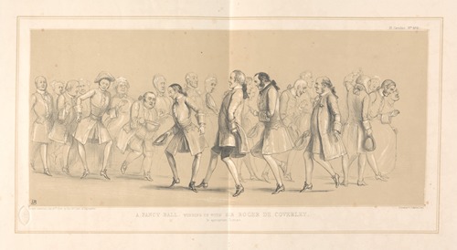 A Fancy Ball, Winding up with Sir Roger de Coverley, in Appropriate Costume.