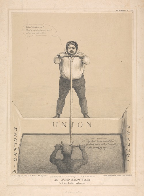 Supposed Colloquy between a Top Sawyer and his Brother Labourer
