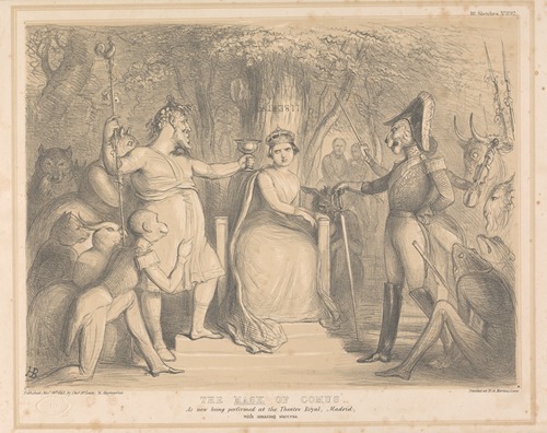 The Mask of Comus. As Now Being Performed at the Theatre Royal, Madrid, with Amazing Success